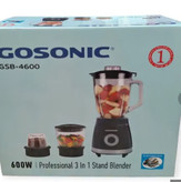 مخلوط کن گوسونیک مدل GSB4600 ظرفیت ۱.۵ لیتر ۳ کاره ۴ سرعته